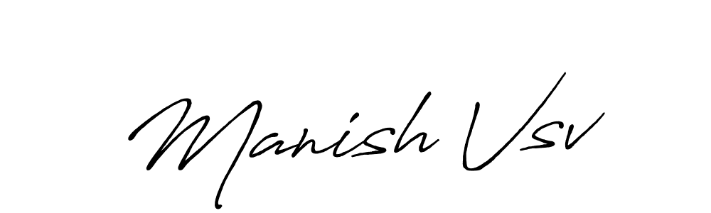 if you are searching for the best signature style for your name Manish Vsv. so please give up your signature search. here we have designed multiple signature styles  using Antro_Vectra_Bolder. Manish Vsv signature style 7 images and pictures png