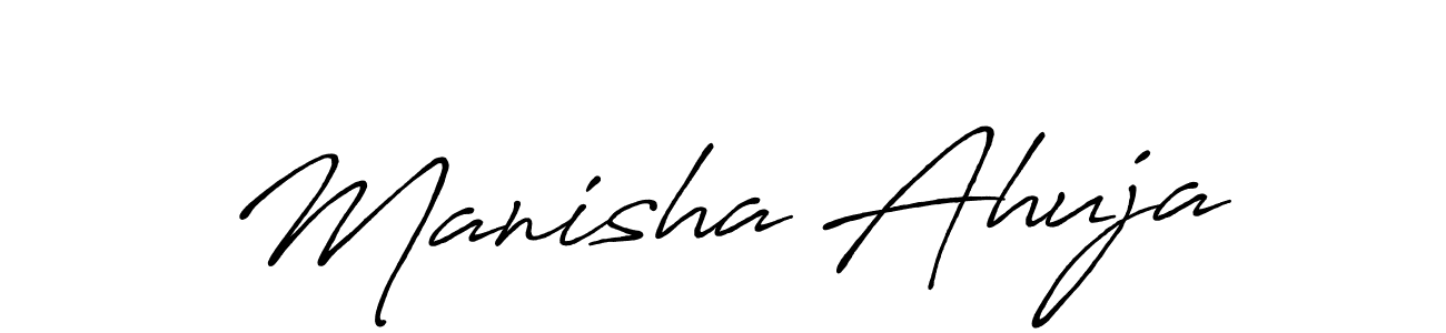 You can use this online signature creator to create a handwritten signature for the name Manisha Ahuja. This is the best online autograph maker. Manisha Ahuja signature style 7 images and pictures png