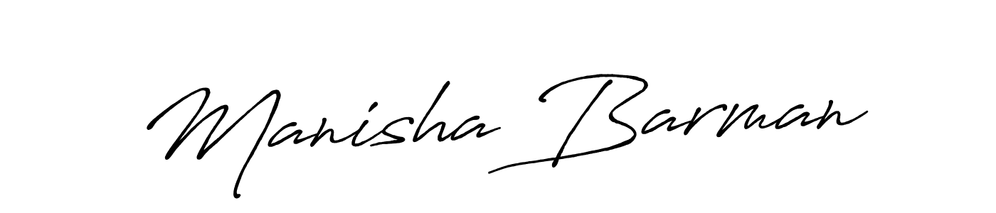 Also we have Manisha Barman name is the best signature style. Create professional handwritten signature collection using Antro_Vectra_Bolder autograph style. Manisha Barman signature style 7 images and pictures png