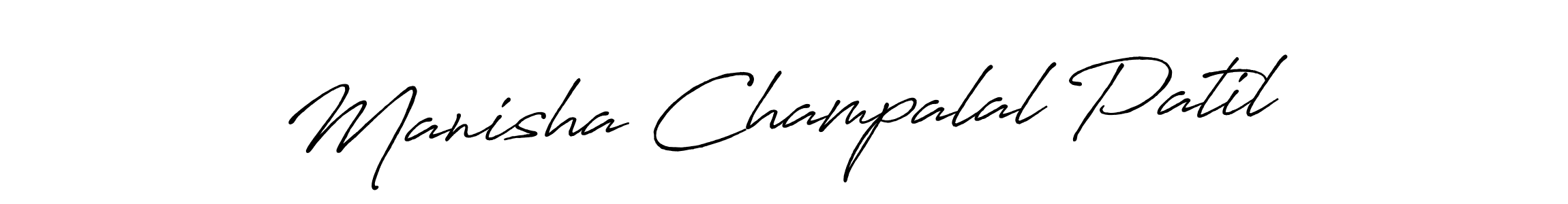 Make a beautiful signature design for name Manisha Champalal Patil. Use this online signature maker to create a handwritten signature for free. Manisha Champalal Patil signature style 7 images and pictures png