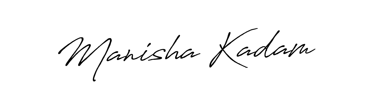 Similarly Antro_Vectra_Bolder is the best handwritten signature design. Signature creator online .You can use it as an online autograph creator for name Manisha Kadam. Manisha Kadam signature style 7 images and pictures png