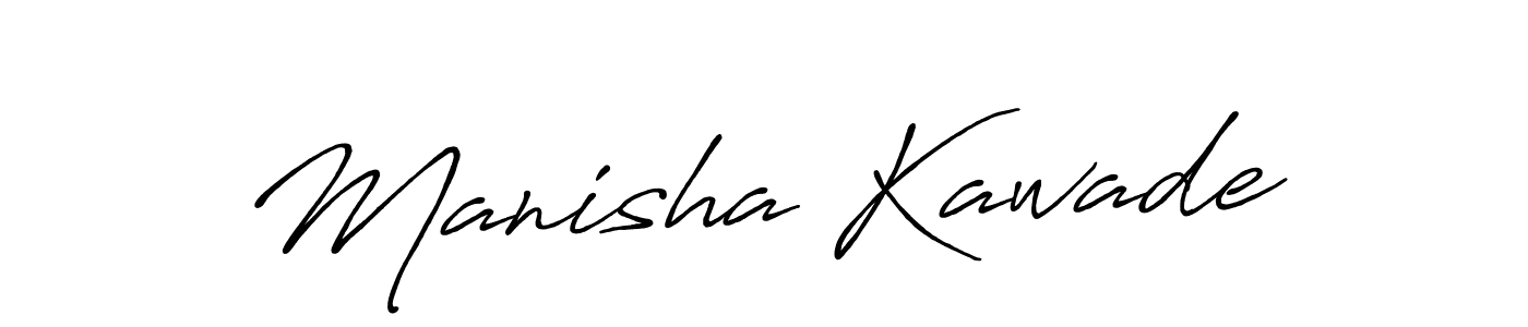 Make a beautiful signature design for name Manisha Kawade. Use this online signature maker to create a handwritten signature for free. Manisha Kawade signature style 7 images and pictures png