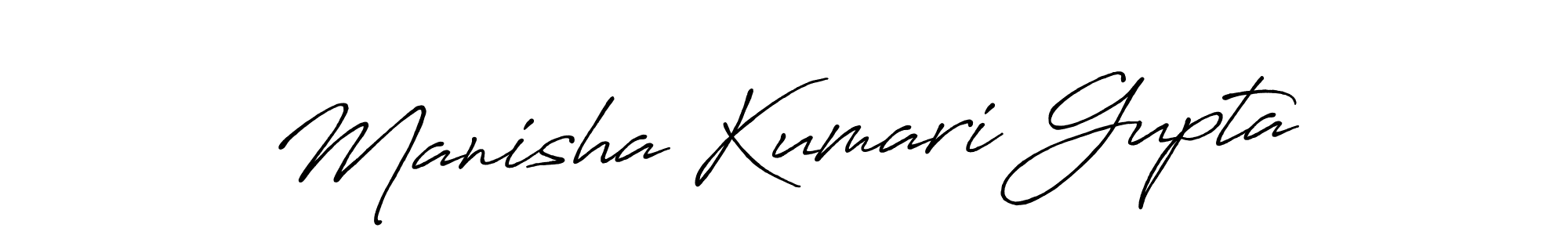 Once you've used our free online signature maker to create your best signature Antro_Vectra_Bolder style, it's time to enjoy all of the benefits that Manisha Kumari Gupta name signing documents. Manisha Kumari Gupta signature style 7 images and pictures png