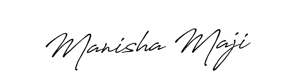 How to make Manisha Maji signature? Antro_Vectra_Bolder is a professional autograph style. Create handwritten signature for Manisha Maji name. Manisha Maji signature style 7 images and pictures png