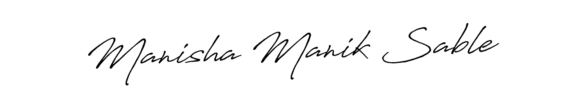 Once you've used our free online signature maker to create your best signature Antro_Vectra_Bolder style, it's time to enjoy all of the benefits that Manisha Manik Sable name signing documents. Manisha Manik Sable signature style 7 images and pictures png