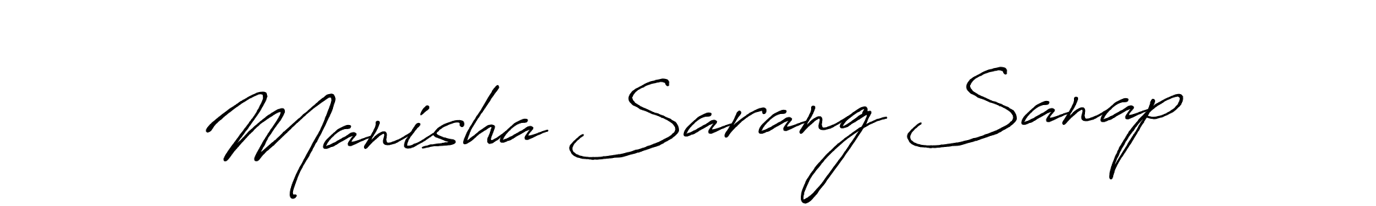 This is the best signature style for the Manisha Sarang Sanap name. Also you like these signature font (Antro_Vectra_Bolder). Mix name signature. Manisha Sarang Sanap signature style 7 images and pictures png