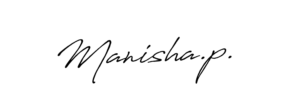 The best way (Antro_Vectra_Bolder) to make a short signature is to pick only two or three words in your name. The name Manisha.p. include a total of six letters. For converting this name. Manisha.p. signature style 7 images and pictures png