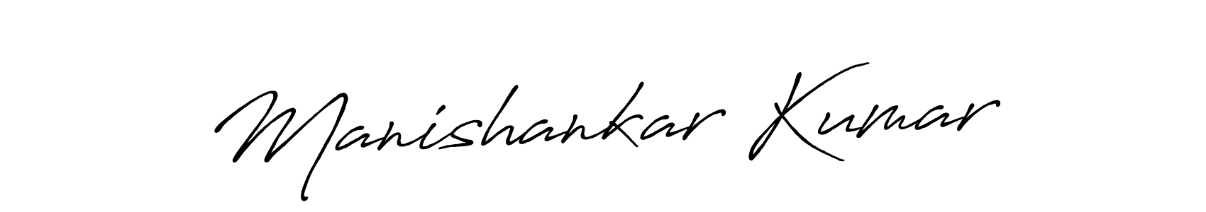 Manishankar Kumar stylish signature style. Best Handwritten Sign (Antro_Vectra_Bolder) for my name. Handwritten Signature Collection Ideas for my name Manishankar Kumar. Manishankar Kumar signature style 7 images and pictures png