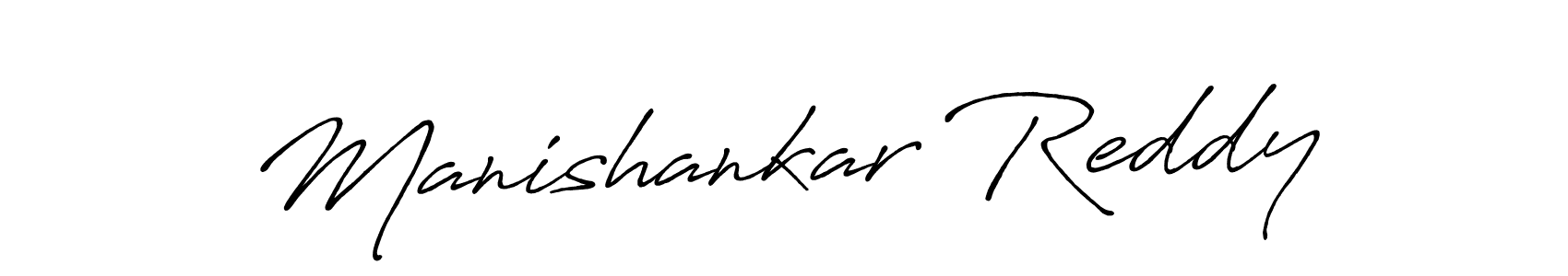 It looks lik you need a new signature style for name Manishankar Reddy. Design unique handwritten (Antro_Vectra_Bolder) signature with our free signature maker in just a few clicks. Manishankar Reddy signature style 7 images and pictures png