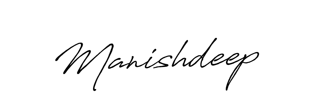 Manishdeep stylish signature style. Best Handwritten Sign (Antro_Vectra_Bolder) for my name. Handwritten Signature Collection Ideas for my name Manishdeep. Manishdeep signature style 7 images and pictures png