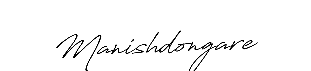 How to make Manishdongare signature? Antro_Vectra_Bolder is a professional autograph style. Create handwritten signature for Manishdongare name. Manishdongare signature style 7 images and pictures png