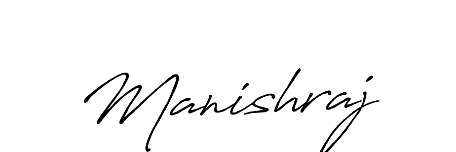 Design your own signature with our free online signature maker. With this signature software, you can create a handwritten (Antro_Vectra_Bolder) signature for name Manishraj. Manishraj signature style 7 images and pictures png