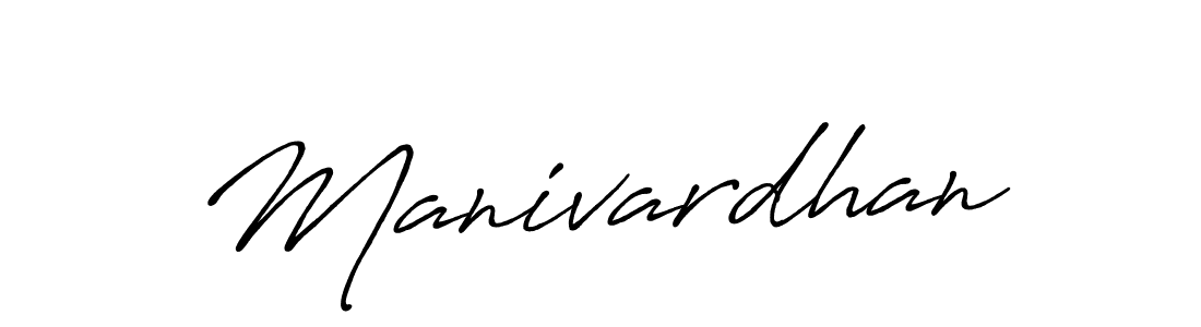 Create a beautiful signature design for name Manivardhan. With this signature (Antro_Vectra_Bolder) fonts, you can make a handwritten signature for free. Manivardhan signature style 7 images and pictures png