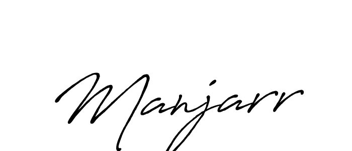 It looks lik you need a new signature style for name Manjarr. Design unique handwritten (Antro_Vectra_Bolder) signature with our free signature maker in just a few clicks. Manjarr signature style 7 images and pictures png