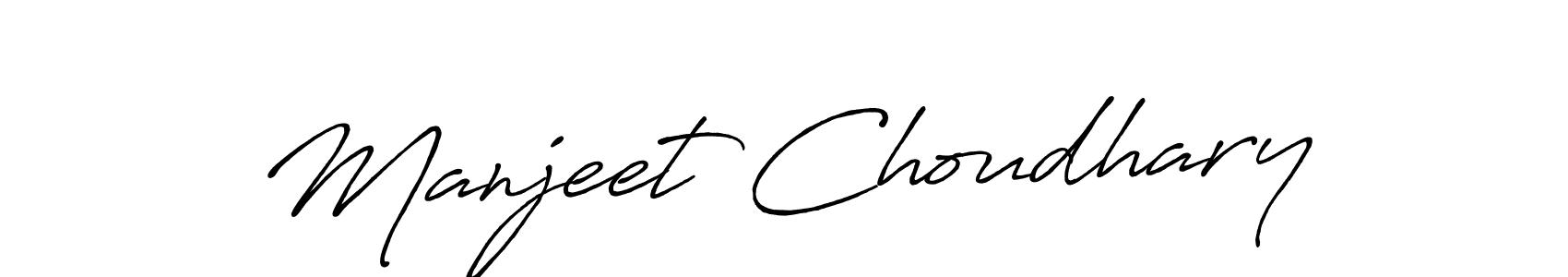 Manjeet Choudhary stylish signature style. Best Handwritten Sign (Antro_Vectra_Bolder) for my name. Handwritten Signature Collection Ideas for my name Manjeet Choudhary. Manjeet Choudhary signature style 7 images and pictures png