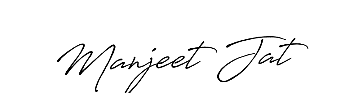 Make a beautiful signature design for name Manjeet Jat. Use this online signature maker to create a handwritten signature for free. Manjeet Jat signature style 7 images and pictures png