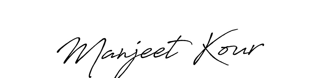 You should practise on your own different ways (Antro_Vectra_Bolder) to write your name (Manjeet Kour) in signature. don't let someone else do it for you. Manjeet Kour signature style 7 images and pictures png
