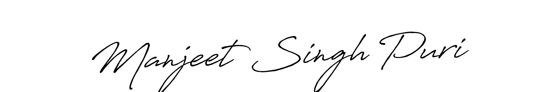 Also we have Manjeet Singh Puri name is the best signature style. Create professional handwritten signature collection using Antro_Vectra_Bolder autograph style. Manjeet Singh Puri signature style 7 images and pictures png