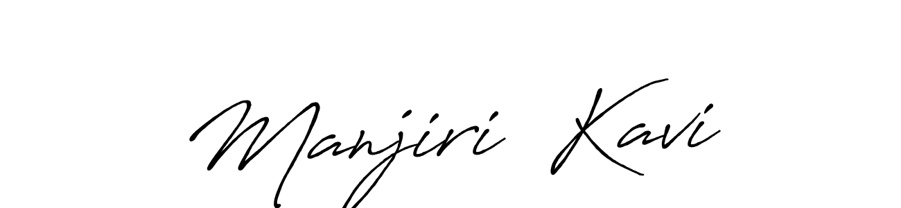 Make a beautiful signature design for name Manjiri  Kavi. Use this online signature maker to create a handwritten signature for free. Manjiri  Kavi signature style 7 images and pictures png