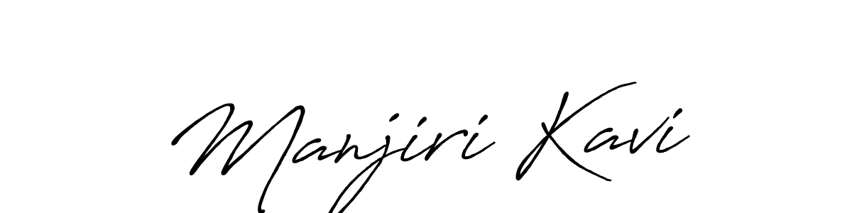 Make a beautiful signature design for name Manjiri Kavi. Use this online signature maker to create a handwritten signature for free. Manjiri Kavi signature style 7 images and pictures png