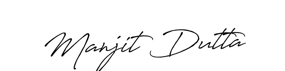 Make a beautiful signature design for name Manjit Dutta. Use this online signature maker to create a handwritten signature for free. Manjit Dutta signature style 7 images and pictures png