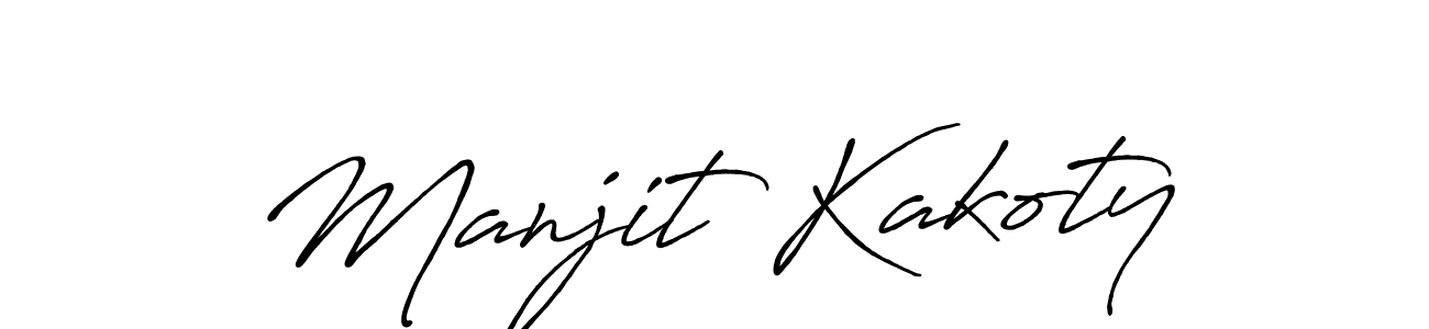 It looks lik you need a new signature style for name Manjit Kakoty. Design unique handwritten (Antro_Vectra_Bolder) signature with our free signature maker in just a few clicks. Manjit Kakoty signature style 7 images and pictures png
