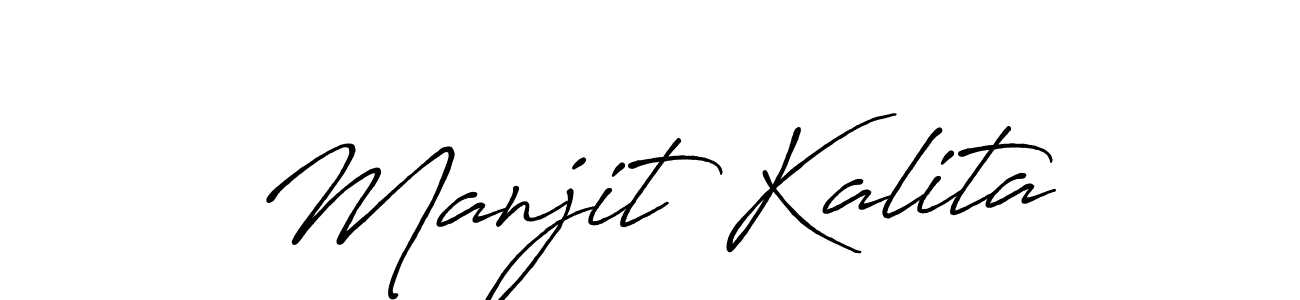 Also You can easily find your signature by using the search form. We will create Manjit Kalita name handwritten signature images for you free of cost using Antro_Vectra_Bolder sign style. Manjit Kalita signature style 7 images and pictures png