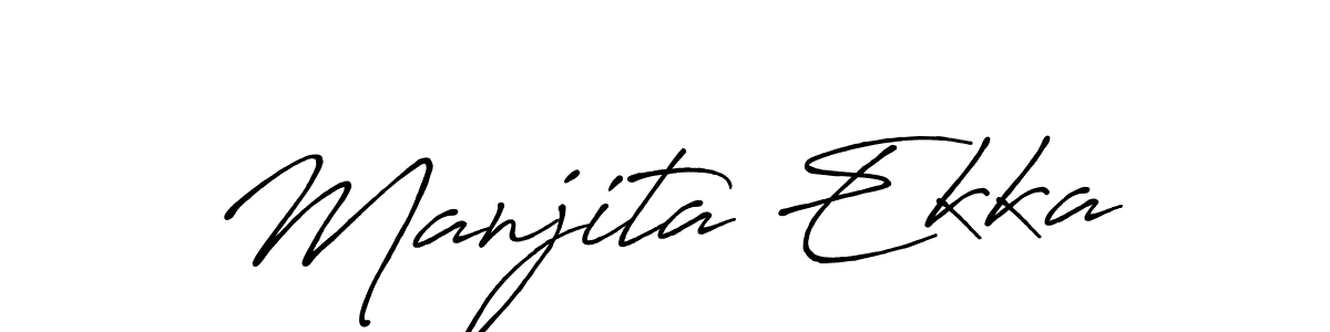 Once you've used our free online signature maker to create your best signature Antro_Vectra_Bolder style, it's time to enjoy all of the benefits that Manjita Ekka name signing documents. Manjita Ekka signature style 7 images and pictures png