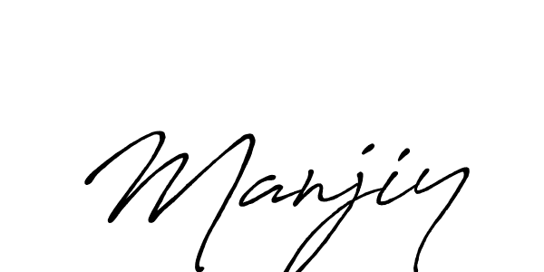 Once you've used our free online signature maker to create your best signature Antro_Vectra_Bolder style, it's time to enjoy all of the benefits that Manjiy name signing documents. Manjiy signature style 7 images and pictures png