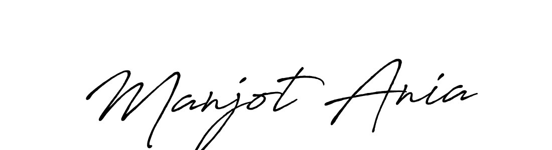 Make a short Manjot Ania signature style. Manage your documents anywhere anytime using Antro_Vectra_Bolder. Create and add eSignatures, submit forms, share and send files easily. Manjot Ania signature style 7 images and pictures png