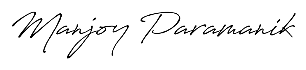 Master the art of signing with Manjoy Paramanik written in fluent Antro_Vectra_Bolder script. A great template to practice and refine your handwriting. Manjoy Paramanik signature style 7 images and pictures png