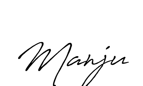 It looks lik you need a new signature style for name Manju. Design unique handwritten (Antro_Vectra_Bolder) signature with our free signature maker in just a few clicks. Manju signature style 7 images and pictures png