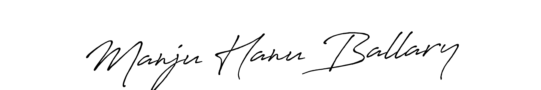 Antro_Vectra_Bolder is a professional signature style that is perfect for those who want to add a touch of class to their signature. It is also a great choice for those who want to make their signature more unique. Get Manju Hanu Ballary name to fancy signature for free. Manju Hanu Ballary signature style 7 images and pictures png