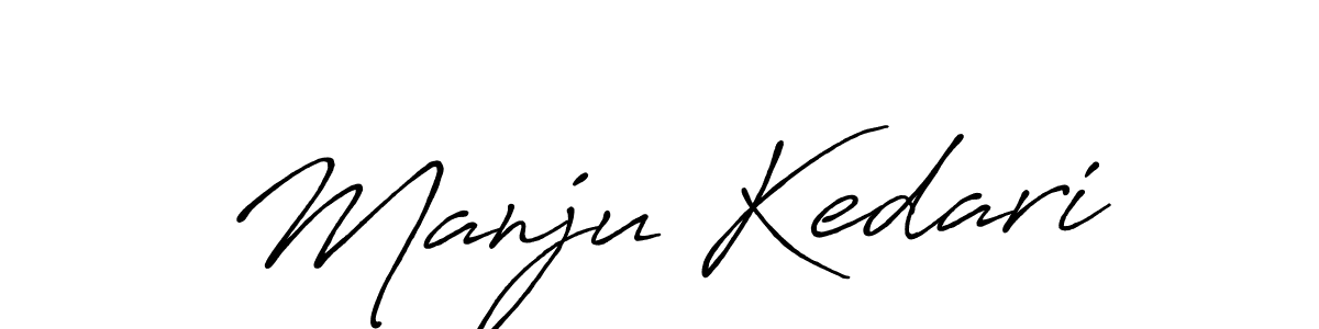 The best way (Antro_Vectra_Bolder) to make a short signature is to pick only two or three words in your name. The name Manju Kedari include a total of six letters. For converting this name. Manju Kedari signature style 7 images and pictures png