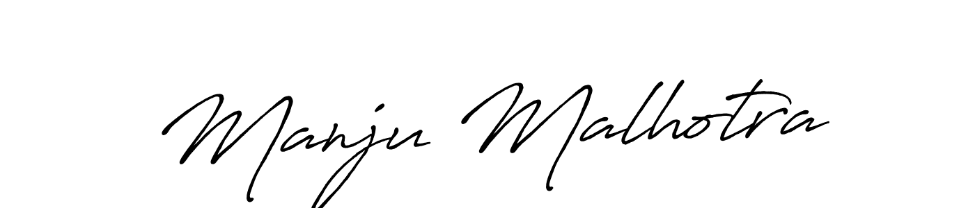 Similarly Antro_Vectra_Bolder is the best handwritten signature design. Signature creator online .You can use it as an online autograph creator for name Manju Malhotra. Manju Malhotra signature style 7 images and pictures png