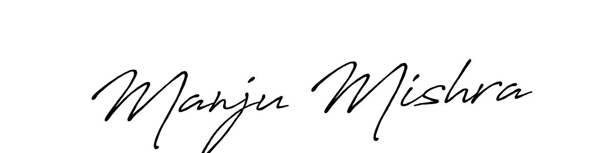 Similarly Antro_Vectra_Bolder is the best handwritten signature design. Signature creator online .You can use it as an online autograph creator for name Manju Mishra. Manju Mishra signature style 7 images and pictures png