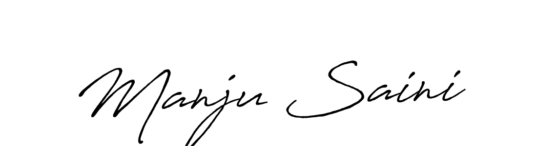 How to Draw Manju Saini signature style? Antro_Vectra_Bolder is a latest design signature styles for name Manju Saini. Manju Saini signature style 7 images and pictures png