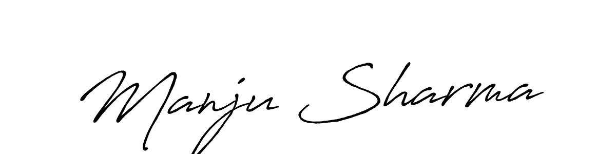 You should practise on your own different ways (Antro_Vectra_Bolder) to write your name (Manju Sharma) in signature. don't let someone else do it for you. Manju Sharma signature style 7 images and pictures png