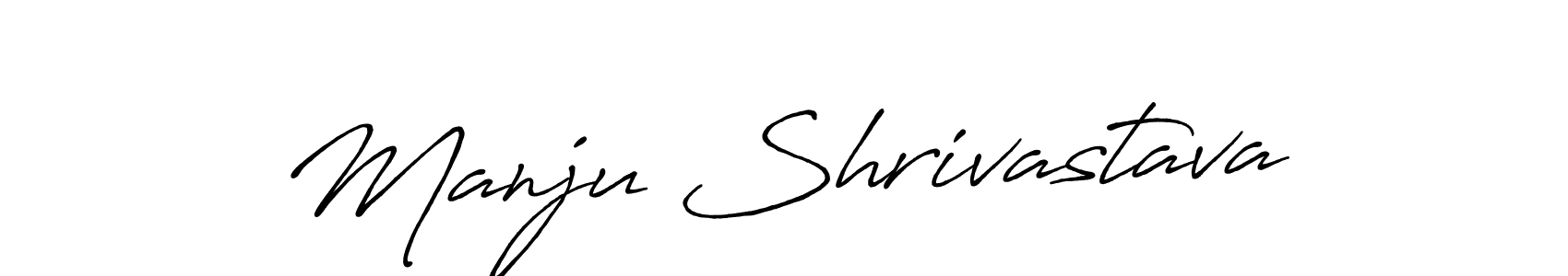 The best way (Antro_Vectra_Bolder) to make a short signature is to pick only two or three words in your name. The name Manju Shrivastava include a total of six letters. For converting this name. Manju Shrivastava signature style 7 images and pictures png