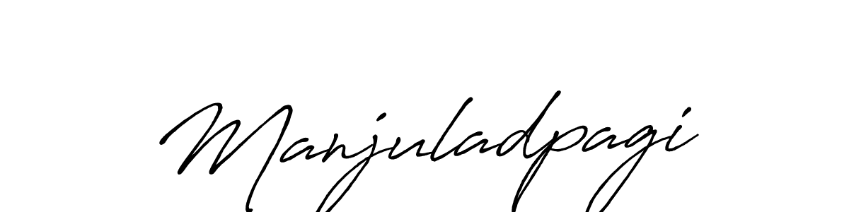 How to make Manjuladpagi signature? Antro_Vectra_Bolder is a professional autograph style. Create handwritten signature for Manjuladpagi name. Manjuladpagi signature style 7 images and pictures png