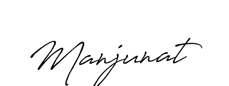 Also You can easily find your signature by using the search form. We will create Manjunat name handwritten signature images for you free of cost using Antro_Vectra_Bolder sign style. Manjunat signature style 7 images and pictures png