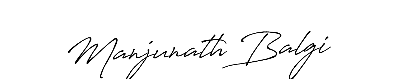 Also You can easily find your signature by using the search form. We will create Manjunath Balgi name handwritten signature images for you free of cost using Antro_Vectra_Bolder sign style. Manjunath Balgi signature style 7 images and pictures png