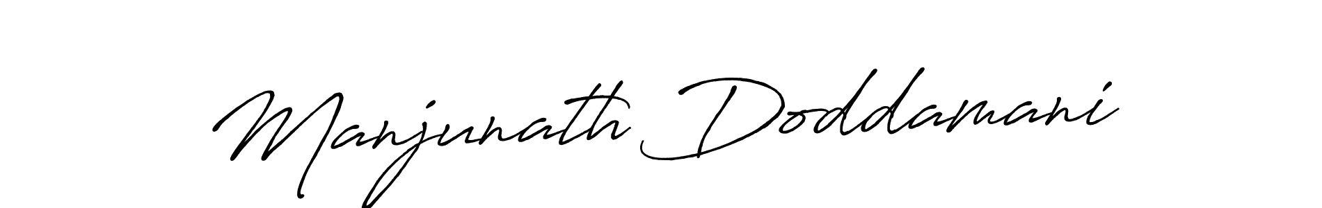 Manjunath Doddamani stylish signature style. Best Handwritten Sign (Antro_Vectra_Bolder) for my name. Handwritten Signature Collection Ideas for my name Manjunath Doddamani. Manjunath Doddamani signature style 7 images and pictures png