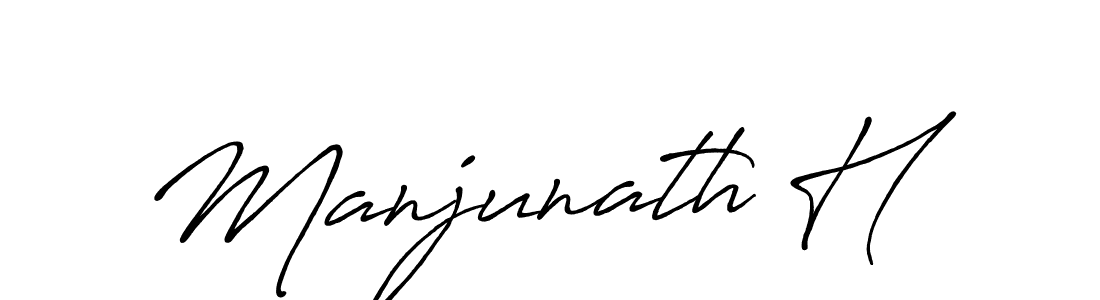 Similarly Antro_Vectra_Bolder is the best handwritten signature design. Signature creator online .You can use it as an online autograph creator for name Manjunath H. Manjunath H signature style 7 images and pictures png