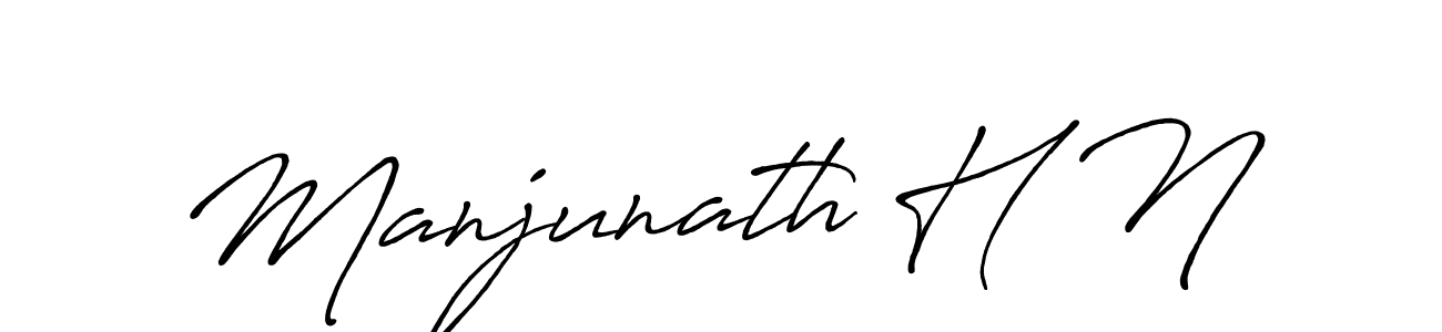 It looks lik you need a new signature style for name Manjunath H N. Design unique handwritten (Antro_Vectra_Bolder) signature with our free signature maker in just a few clicks. Manjunath H N signature style 7 images and pictures png