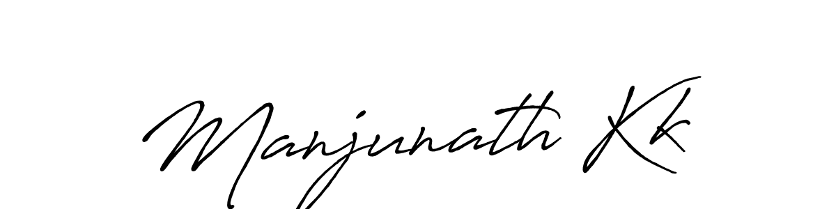 How to make Manjunath Kk signature? Antro_Vectra_Bolder is a professional autograph style. Create handwritten signature for Manjunath Kk name. Manjunath Kk signature style 7 images and pictures png