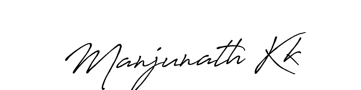 How to make Manjunath Kk signature? Antro_Vectra_Bolder is a professional autograph style. Create handwritten signature for Manjunath Kk name. Manjunath Kk signature style 7 images and pictures png