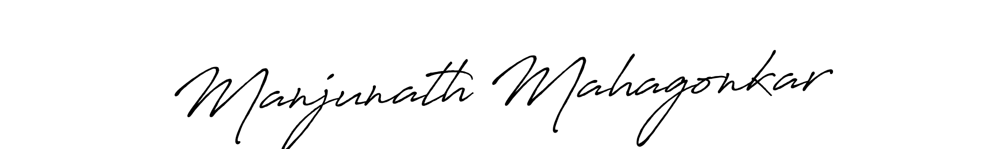 Use a signature maker to create a handwritten signature online. With this signature software, you can design (Antro_Vectra_Bolder) your own signature for name Manjunath Mahagonkar. Manjunath Mahagonkar signature style 7 images and pictures png