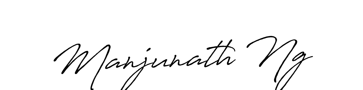 Manjunath Ng stylish signature style. Best Handwritten Sign (Antro_Vectra_Bolder) for my name. Handwritten Signature Collection Ideas for my name Manjunath Ng. Manjunath Ng signature style 7 images and pictures png