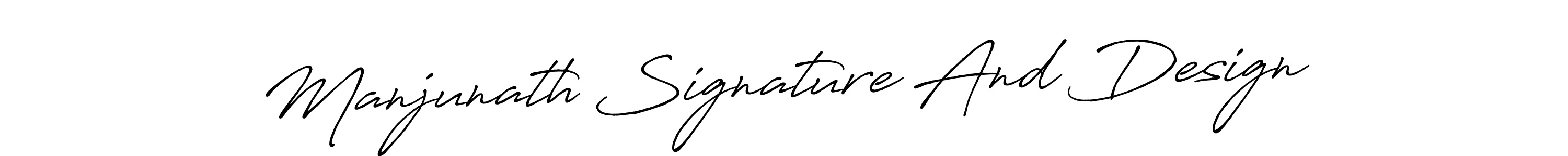 How to make Manjunath Signature And Design signature? Antro_Vectra_Bolder is a professional autograph style. Create handwritten signature for Manjunath Signature And Design name. Manjunath Signature And Design signature style 7 images and pictures png